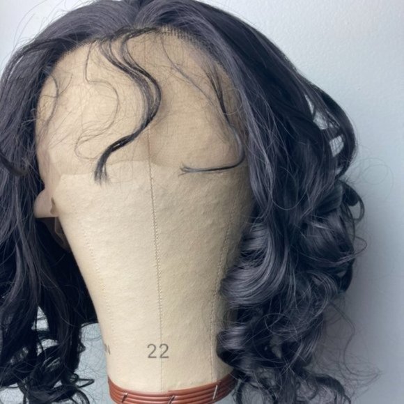 Short Curly Bob Lace Wigs